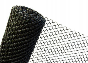Siatka plastikowa wysokość 100cm czarna 5mb typ303