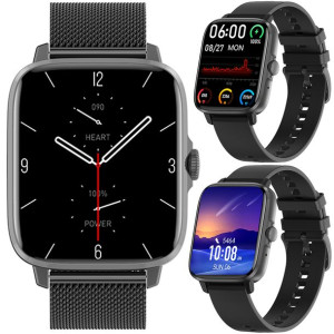 Smartwatch Ekg Rozmowy Ciśnienie Puls Polskie Menu