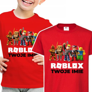 KOSZULKA DZIECIĘCA ROBLOX Twoje IMIĘ Wzory 98 cm