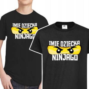 Koszulka Dziecięca Własne Imię Lego Ninjago 110 Cm