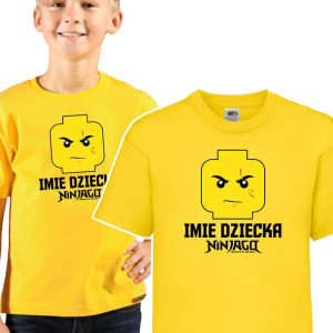 Koszulka Dziecięca Własne Imię Lego Ninjago 122 Cm