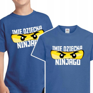 Koszulka Dziecięca Własne Imię Lego Ninjago 146 Cm
