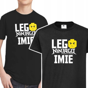 Koszulka Dziecięca Własne Imię Lego Ninjago 146 Cm