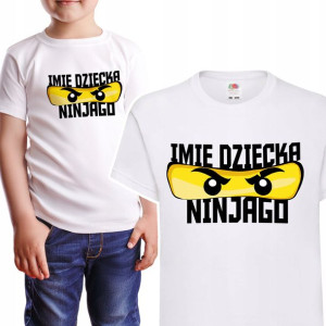 Koszulka Dziecięca Własne Imię Lego Ninjago 158 Cm