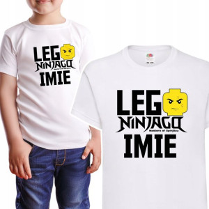 Koszulka Dziecięca Własne Imię Lego Ninjago 86 Cm