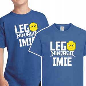 Koszulka Dziecięca Własne Imię Lego Ninjago 98 Cm