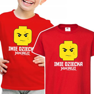Koszulka Dziecięca Własne Imię Lego Ninjago 98 Cm