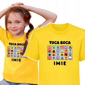 Koszulka Dziecięca Własne Imię Toca Boca - 110 Cm
