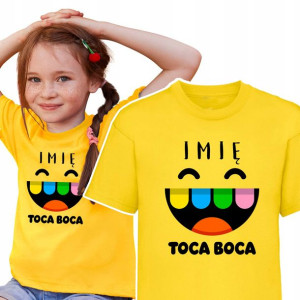 Koszulka Dziecięca Własne Imię Toca Boca - 110 Cm