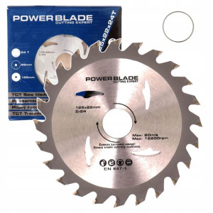Tarcza Widiowa Do Drewna 125 Mm X 22,2 24t Widia