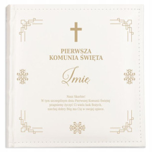 ALBUM SZYTY na ZDJĘCIA Prezent na KOMUNIĘ ŚWIĘTĄ