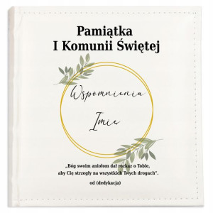 ALBUM SZYTY na ZDJĘCIA Prezent na KOMUNIĘ ŚWIĘTĄ