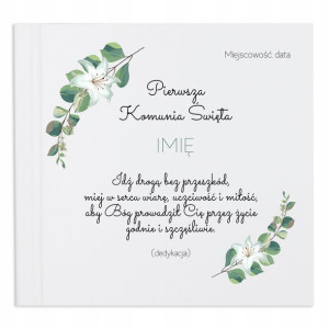 ALBUM PAMIĄTKA KOMUNII ŚWIĘTEJ Personalizowany MiX