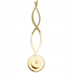 Lampa Ścienna Kinkiet Led Gold Złoty Glamour 13W
