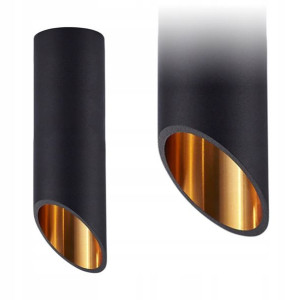 Lampa Sufitowa Black Gold 20 Cm Nowoczesna
