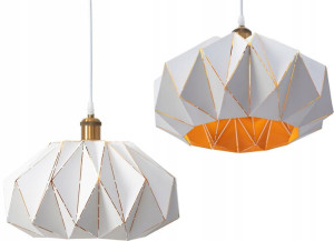 Lampa Sufitowa Wisząca Industrial Kolory Metal