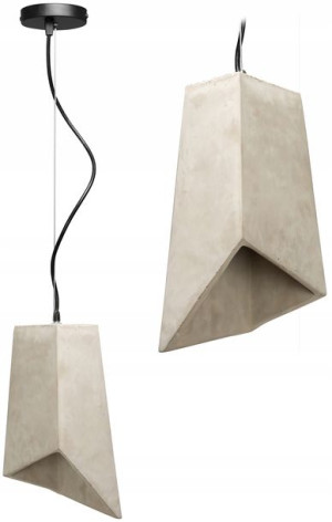 Lampa Sufitowa Wisząca Betonowa Loft Oryginalna