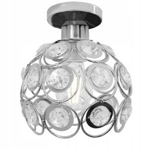 Elegancka Lampa Sufitowa App207-1Cp Kryształ Loft