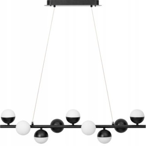Lampa Led Sufitowa Wisząca 9 Głowic Metalowa 90Cm