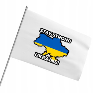 Flaga 80x50 Ukraina - Solidarni Z Ukrainą Wzory
