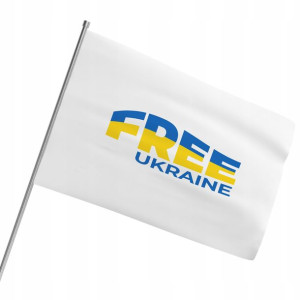 Flaga 80x50 Ukraina - Solidarni Z Ukrainą Wzory