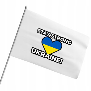 Flaga 80x50 Ukraina - Solidarni Z Ukrainą Wzory