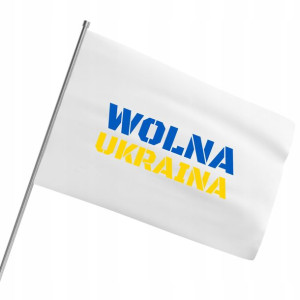 Flaga 80x50 Ukraina - Solidarni Z Ukrainą Wzory