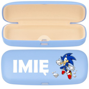 ETUI na Okulary PREZENT dla DZIECI Wzory SONIC