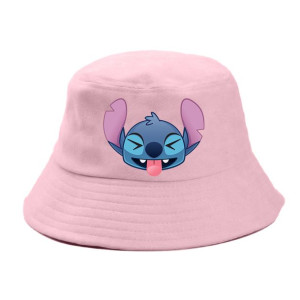 KAPELUSZ Bucket Dziecięcy Róż Jasny LILO STICH 03