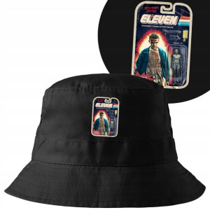 KAPELUSZ BUCKET HAT Czarny STRANGER THINGS Wzory