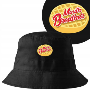 KAPELUSZ BUCKET HAT Czarny STRANGER THINGS Wzory