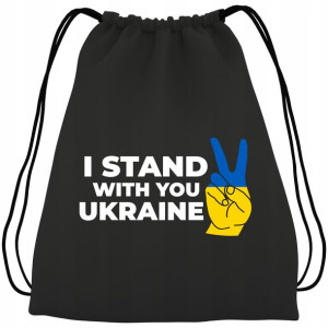 Plecak WOREK Bawełna WOLNA UKRAINA ANTY WAR