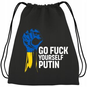 Plecak WOREK Bawełna WOLNA UKRAINA ANTY WAR