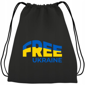 Plecak WOREK Bawełna WOLNA UKRAINA ANTY WAR