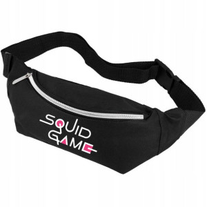 NERKA na PAS Torba CZARNA Szary Zamek SQUID GAME