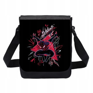TORBA Mini CZARNA na ramię wzór SPIDERMAN 01