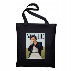 Czarna TORBA Shopper Prezent fana HARRY STYLES 04