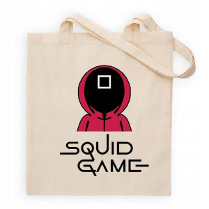 TORBA Ekologiczna ZAKUPY PREZENT SQUID GAME Wzory