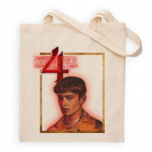 TORBA Shopper Beżowa STRANGER THINGS Wiele WZORÓW