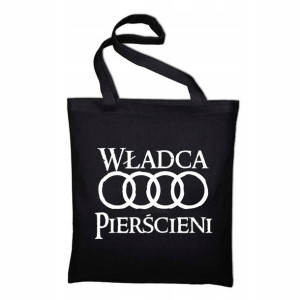 TORBA SHOPPER EKOLOGICZNA na RAMIĘ Śmieszne WZORY