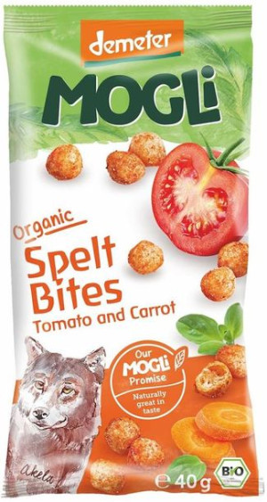 Chrupki orkiszowe pomidorowo-marchewkowe Demeter BIO 40 g - Mogli