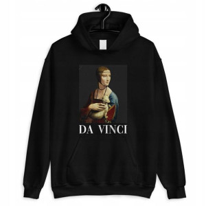 Damska Bluza Z Kapturem Art Sztuka Da Vinci - Xxl