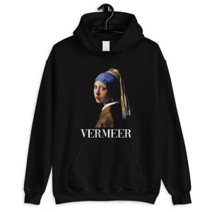Damska Bluza Z Kapturem Art Sztuka Vermeer - M