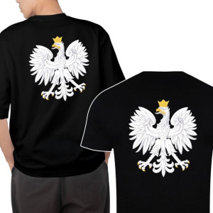 Koszulka Męska Patriotyczna Orzeł Flaga Wzory M