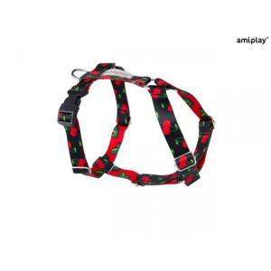 Amiplay Szelki Regulowane Guard BeHappy Rozmiar M Cherry