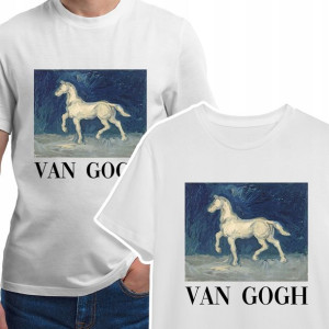KOSZULKA MĘSKA T-shirt VAN GOGH Sztuka Wzory XXL