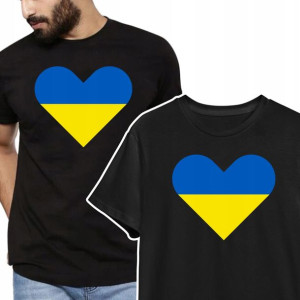 Koszulka Solidarni Z Ukrainą Stop War Wzory - M