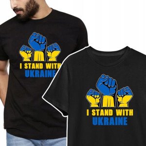 Koszulka Solidarni Z Ukrainą Stop War Wzory - S