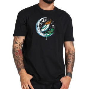 KOSZULKA T-shirt L Czarny Męski Obcy ALIEN 32