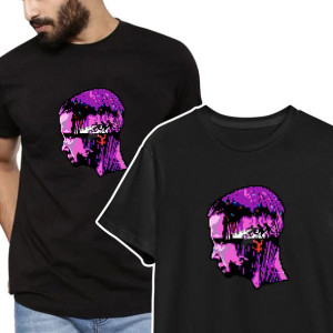 KOSZULKA T-shirt Męski STRANGER THINGS Wzory - S